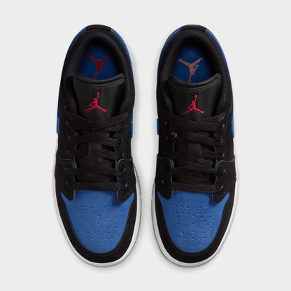 Jordan 1 Low GS Noir / Blanc Summit - Bleu Véritable