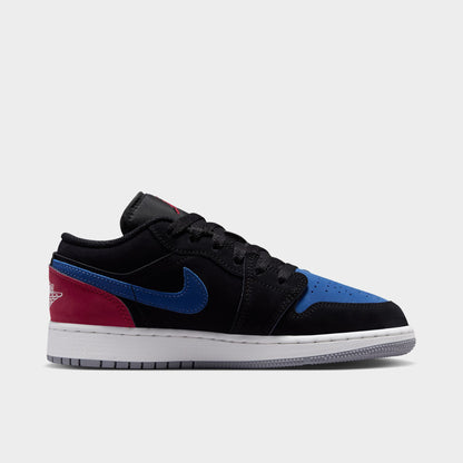 Jordan 1 Low GS Noir / Blanc Summit - Bleu Véritable