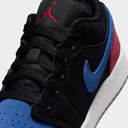 Jordan 1 Low GS Noir / Blanc Summit - Bleu Véritable