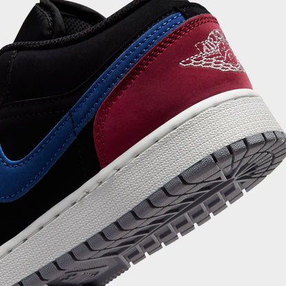 Jordan 1 Low GS Noir / Blanc Summit - Bleu Véritable