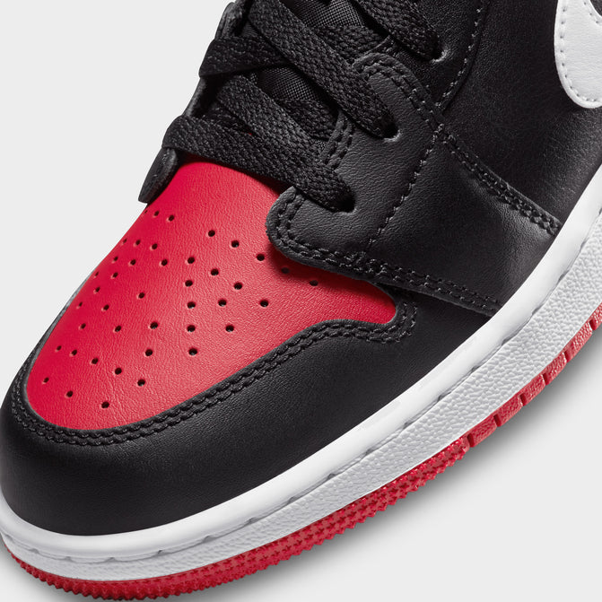 Jordan 1 Low GS Black / Gym Red - White | JD Sports Canada