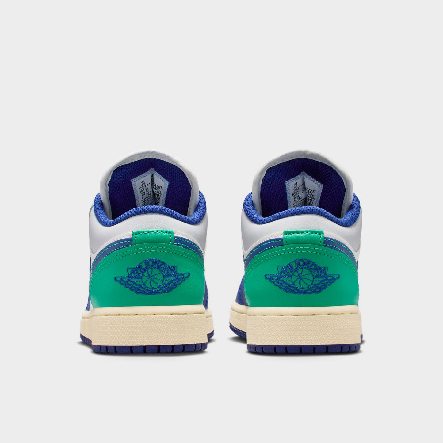 Jordan 1 Low GS Sail / Bleu royal profond - Vert stade