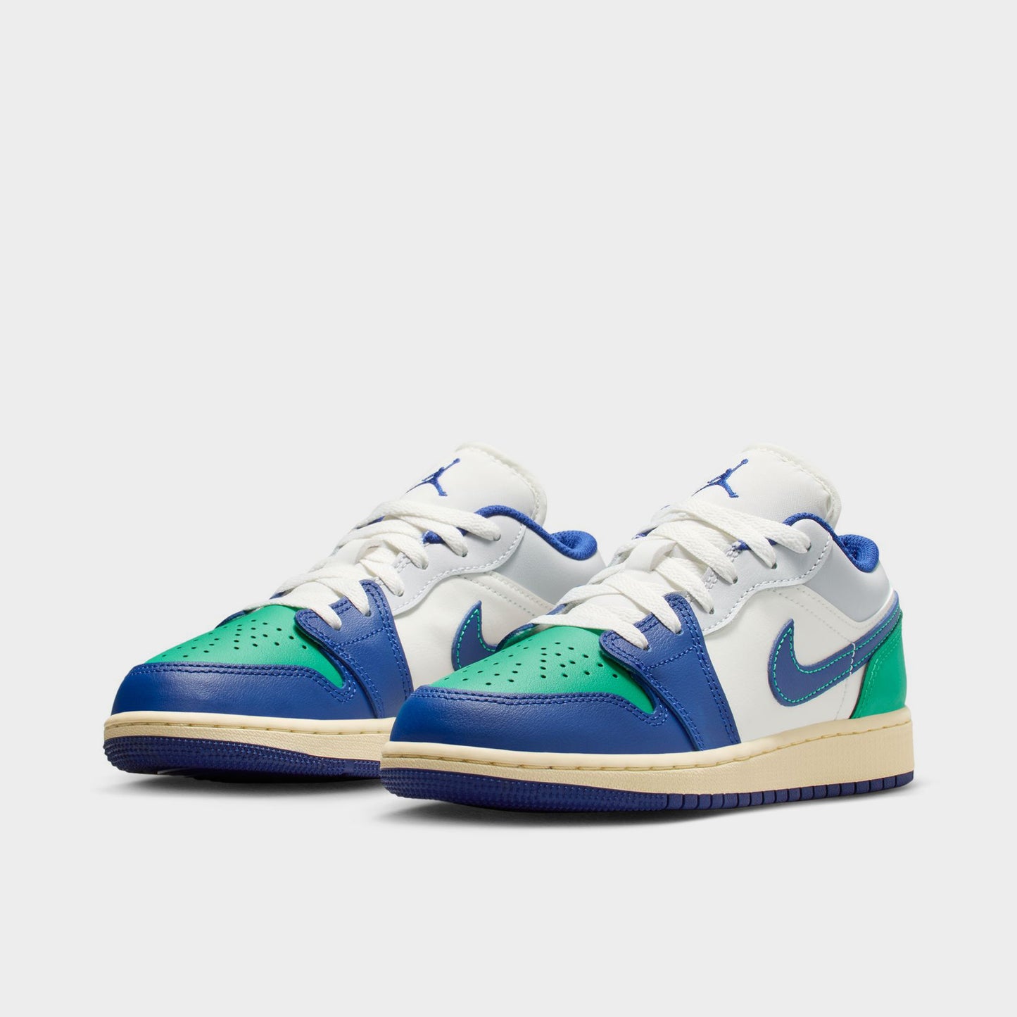 Jordan 1 Low GS Sail / Bleu royal profond - Vert stade