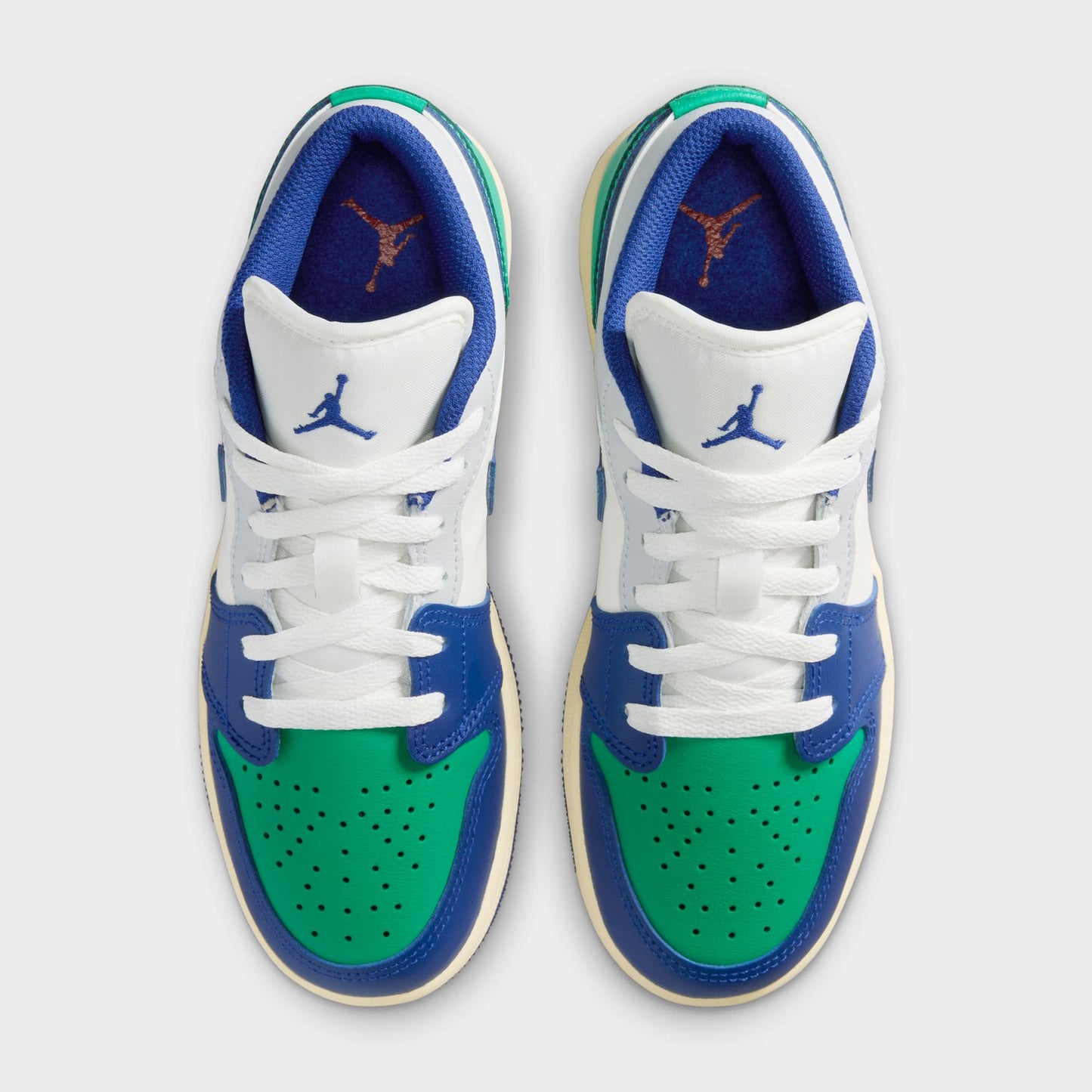 Jordan 1 Low GS Sail / Bleu royal profond - Vert stade