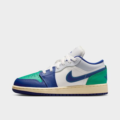 Jordan 1 Low GS Sail / Bleu royal profond - Vert stade