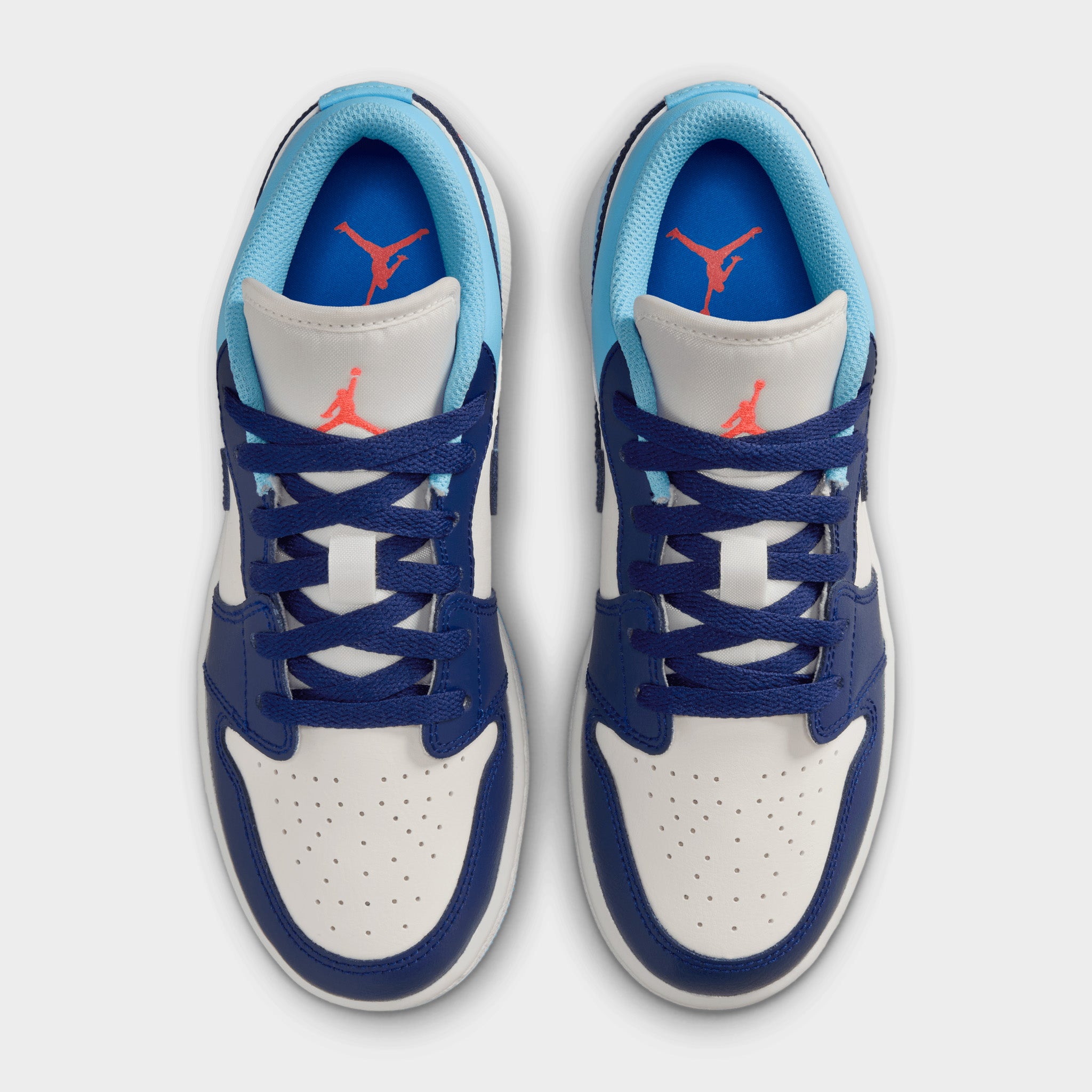 新品NIKE Air Jordan 1 Low GS 23cm Jordan 1 Low GS Sail / Blue Void - Blue Chill – JD Sports