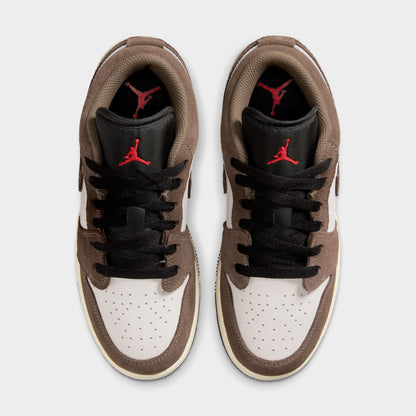 Jordan 1 Low GS Palomino / Black Phantom - Red