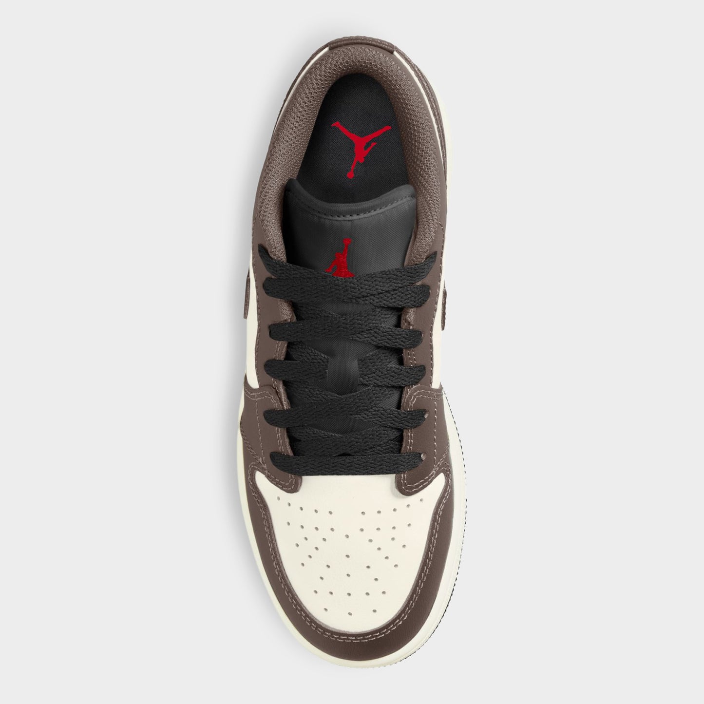 Jordan 1 Low GS Palomino / Black Phantom - Red