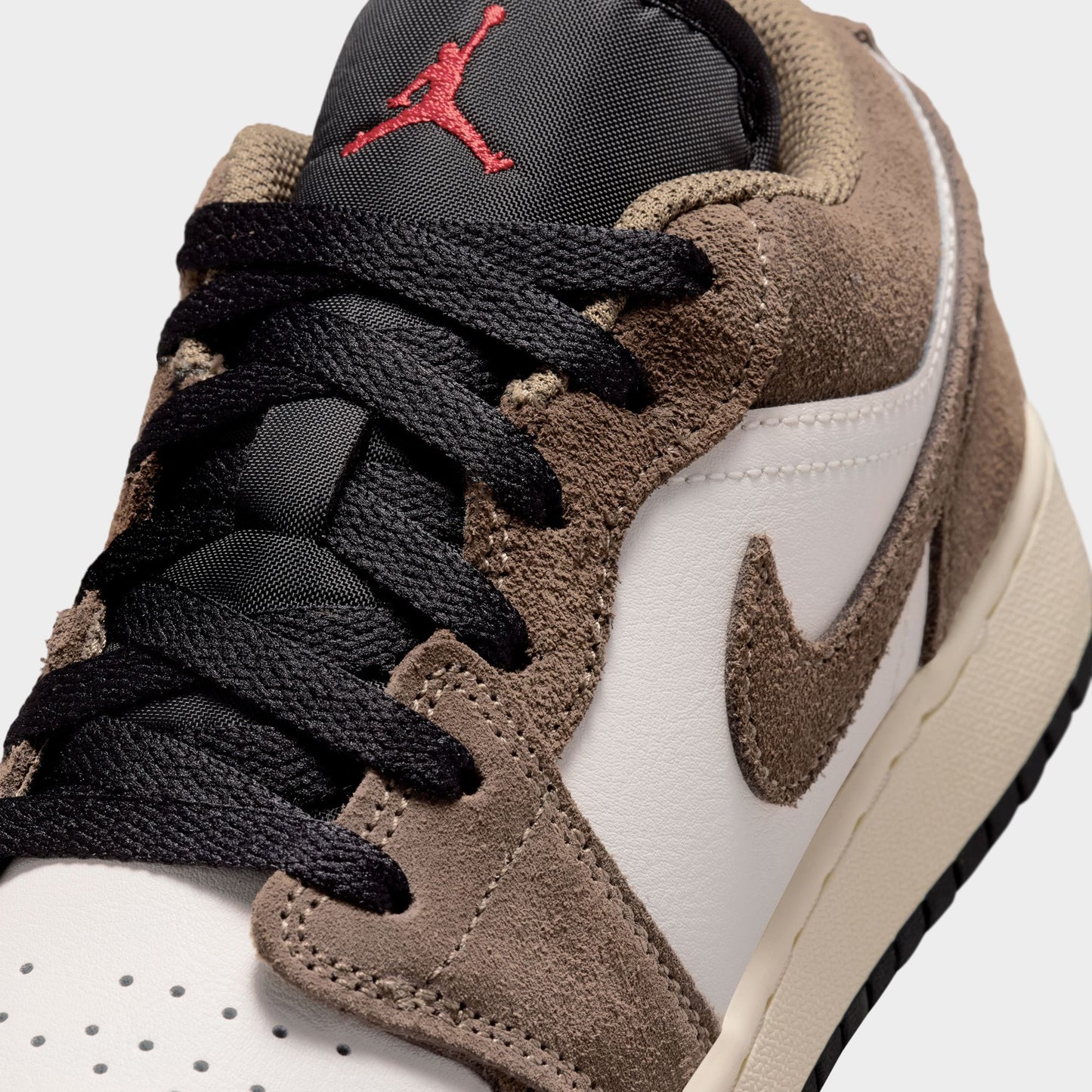Jordan 1 Low GS Palomino / Black Phantom - Red