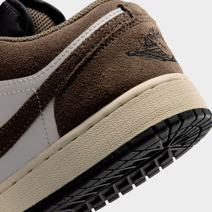 Jordan 1 Low GS Palomino / Black Phantom - Red