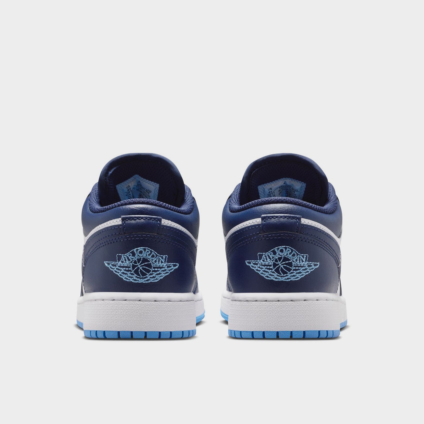 Jordan 1 bas GS marin minuit / bleu universitaire - blanc