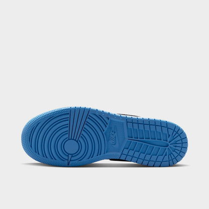 Jordan 1 bas GS marin minuit / bleu universitaire - blanc