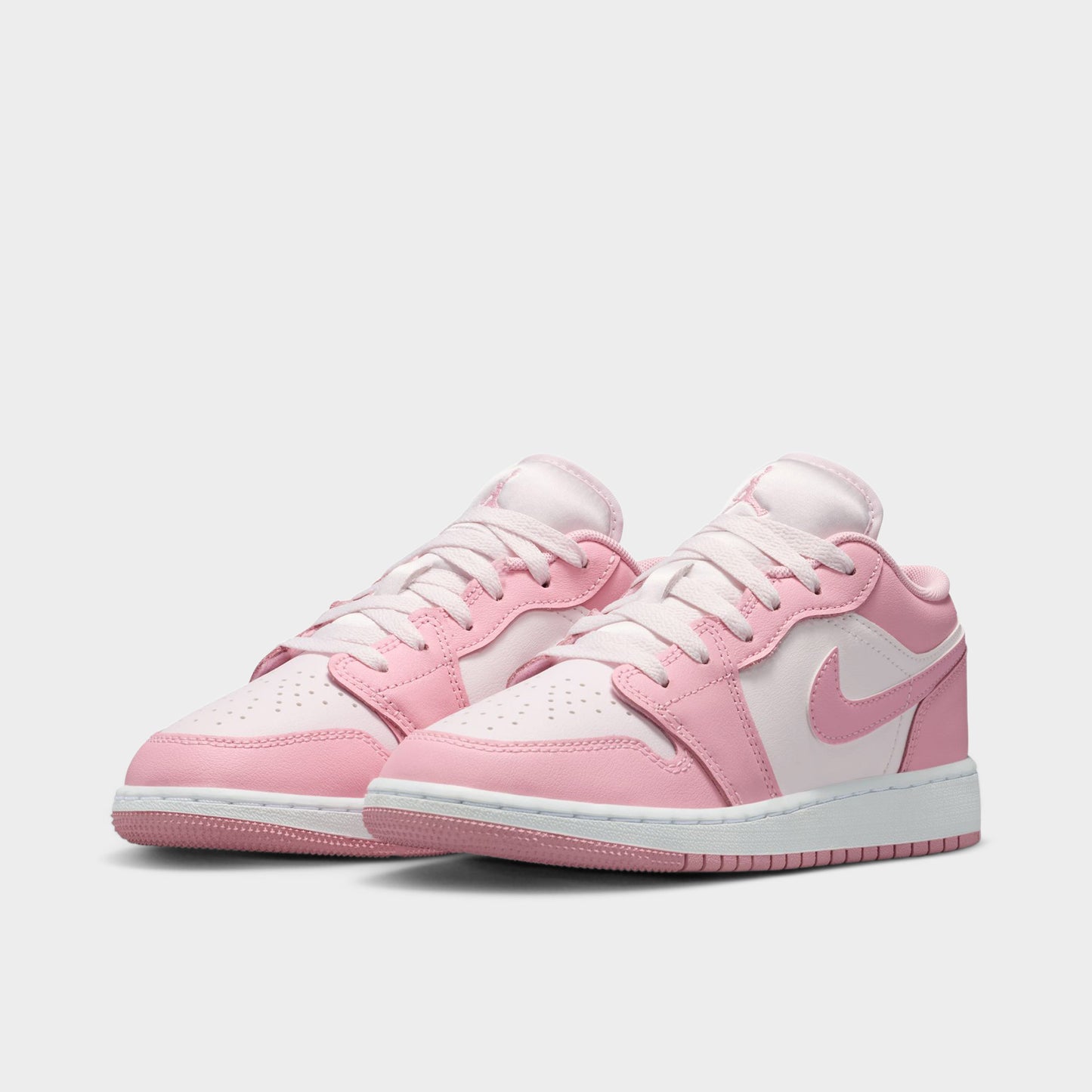 Jordan 1 Low Medium Soft Pink / Pearl Pink - White