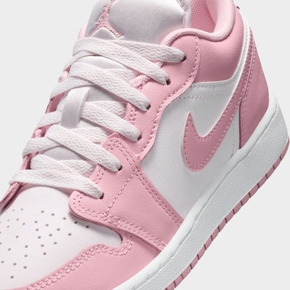 Jordan 1 Low Medium Soft Pink / Pearl Pink - White