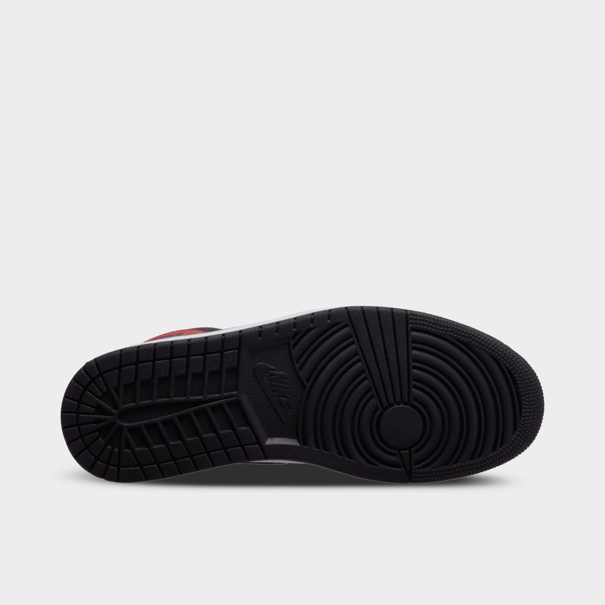 Jordan 1 Mid Black / Black - Gym Red – JD Sports