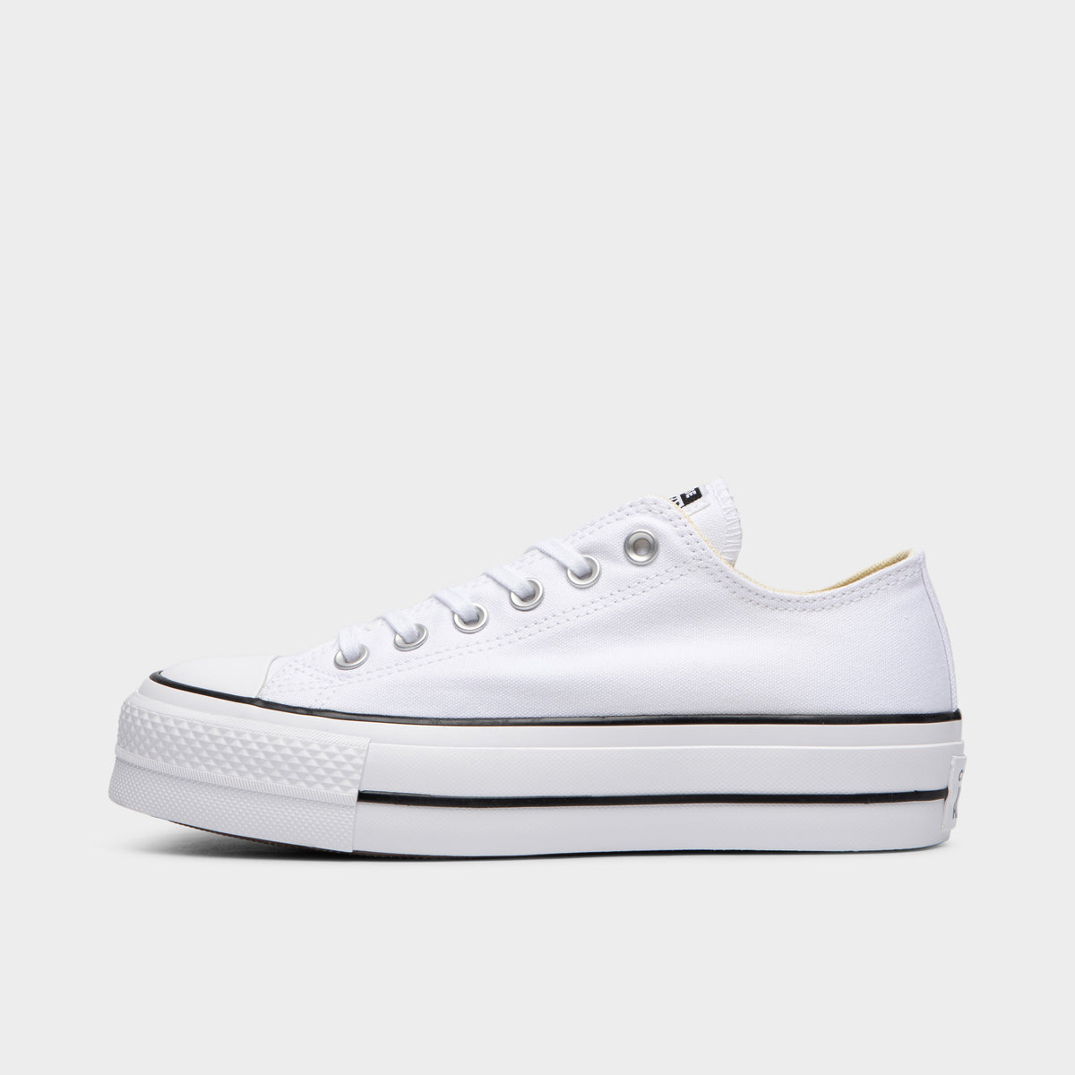 Converse Chuck Taylor Canvas Platform White / Black - White | JD Sports