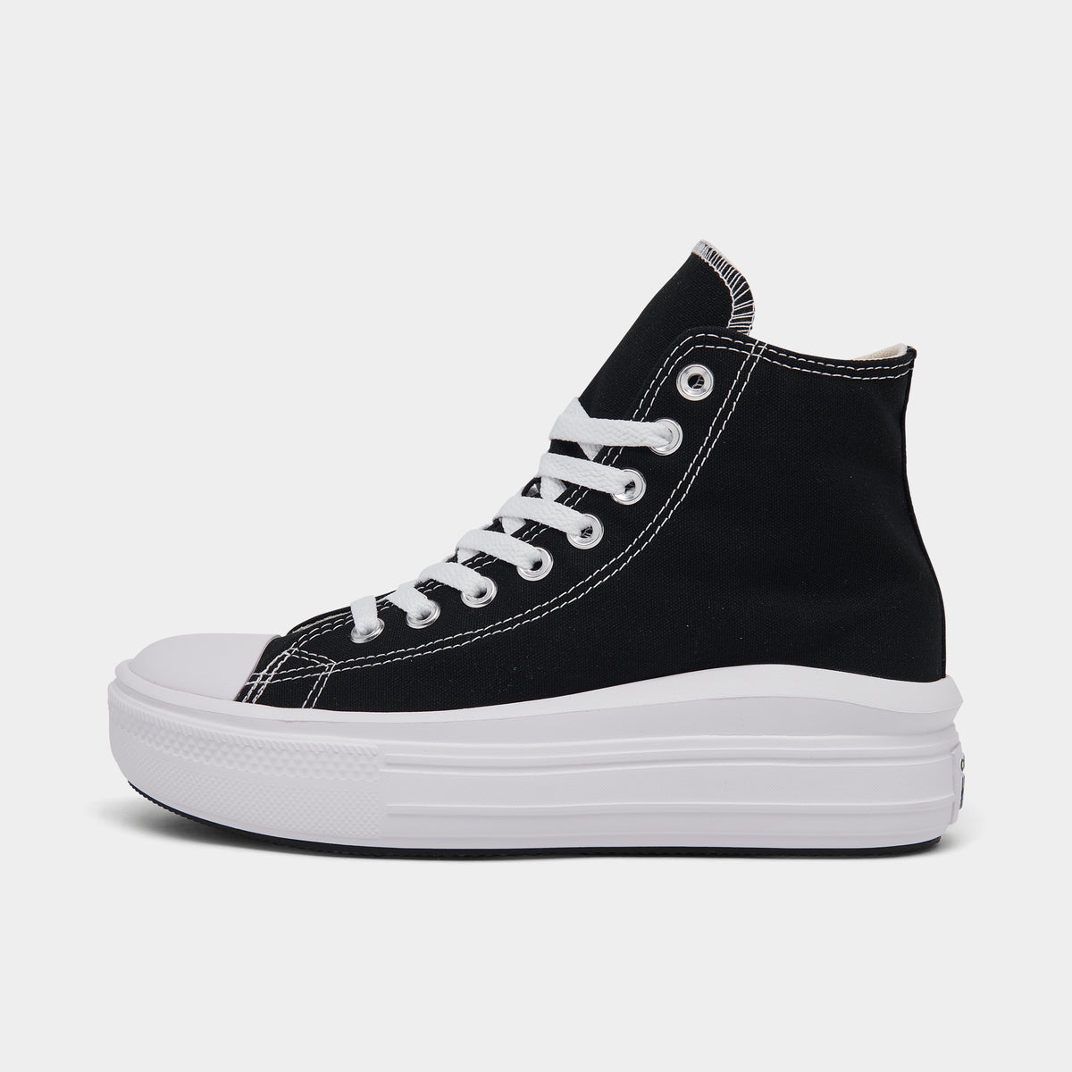 Converse Women's Chuck Taylor All Star Move Hi Black / Natural Ivory ...