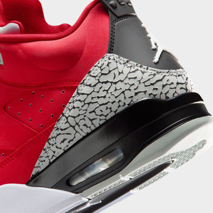 Jordan Son of Mars Low Rouge feu / Noir - Gris brumeux