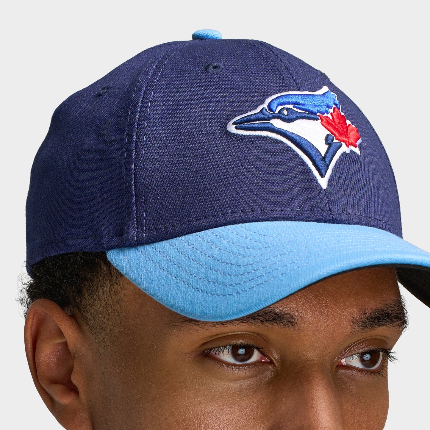 New Era Toronto Blue Jays 9FORTY Stretch Casquette Snap Bleu marine / Bleu clair