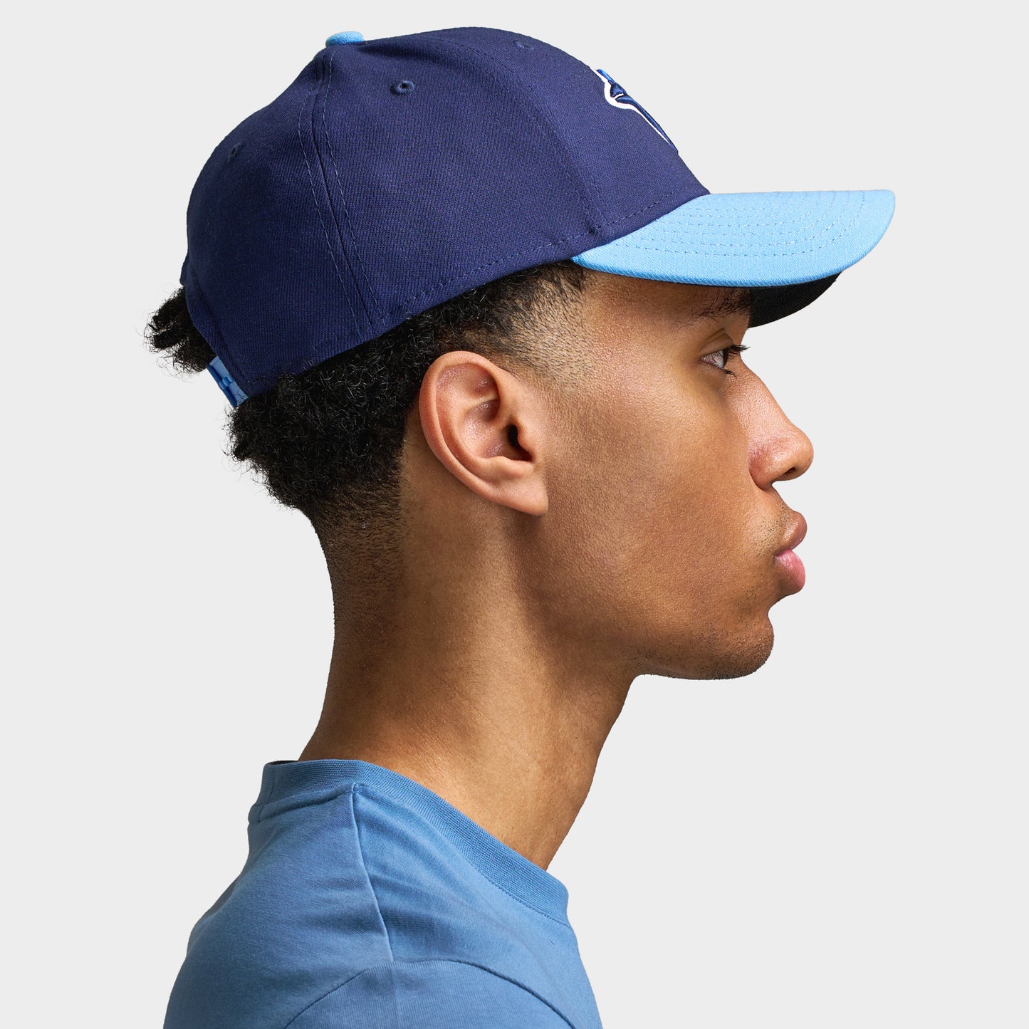 New Era Toronto Blue Jays 9FORTY Stretch Casquette Snap Bleu marine / Bleu clair