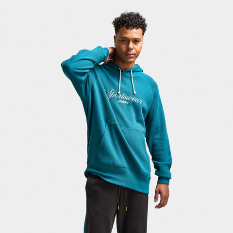 Puma CLASSICS Relaxed Pullover Hoodie Cold Green