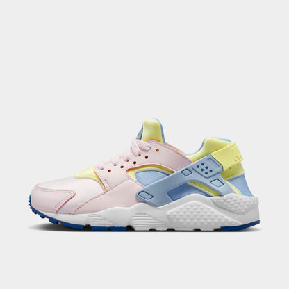 Nike Huarache Run GS Pearl Pink / Citron Tint - White