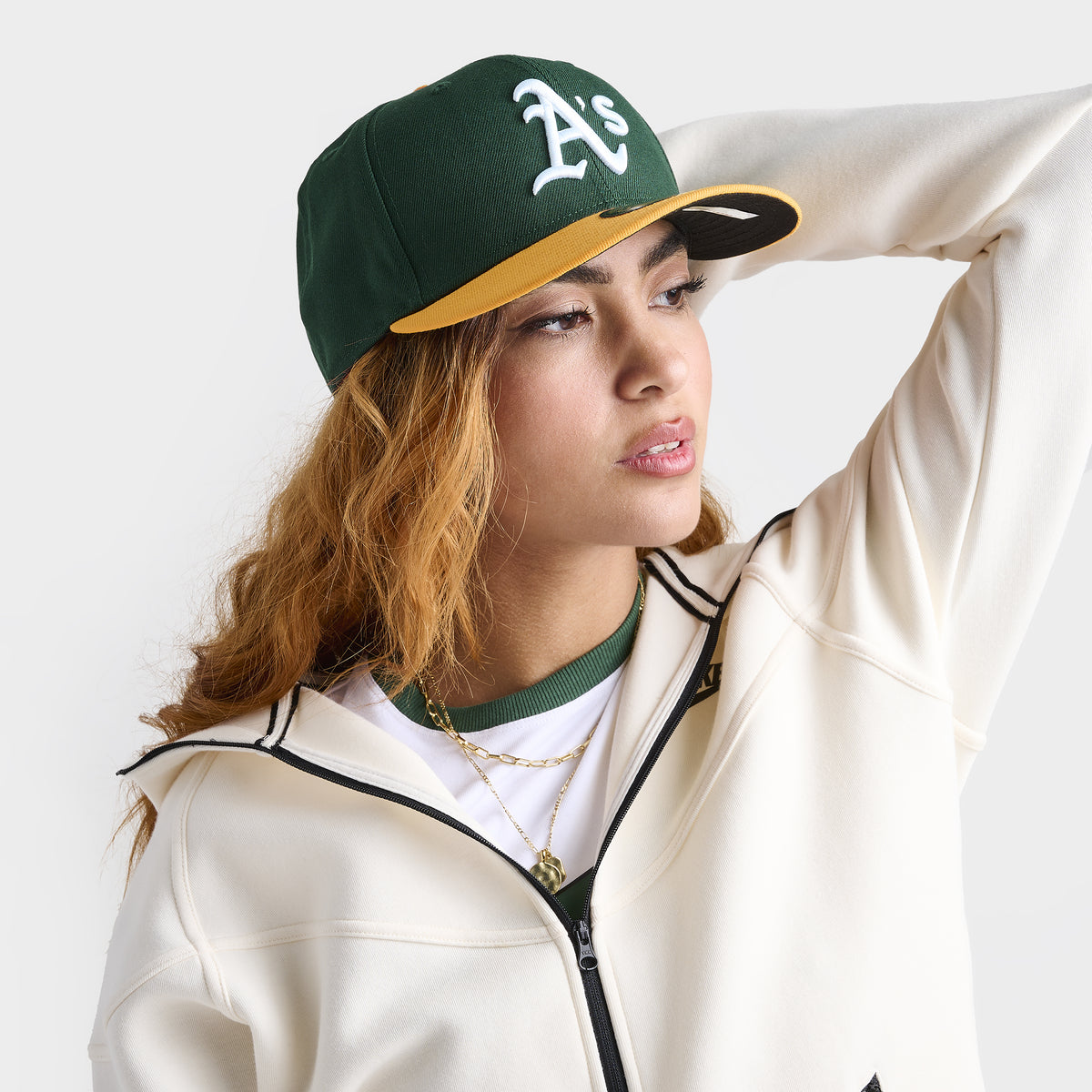 Achetez la casquette des Athletics Cord couleur verte Achetez la casquette des Athletics Cord couleur verte