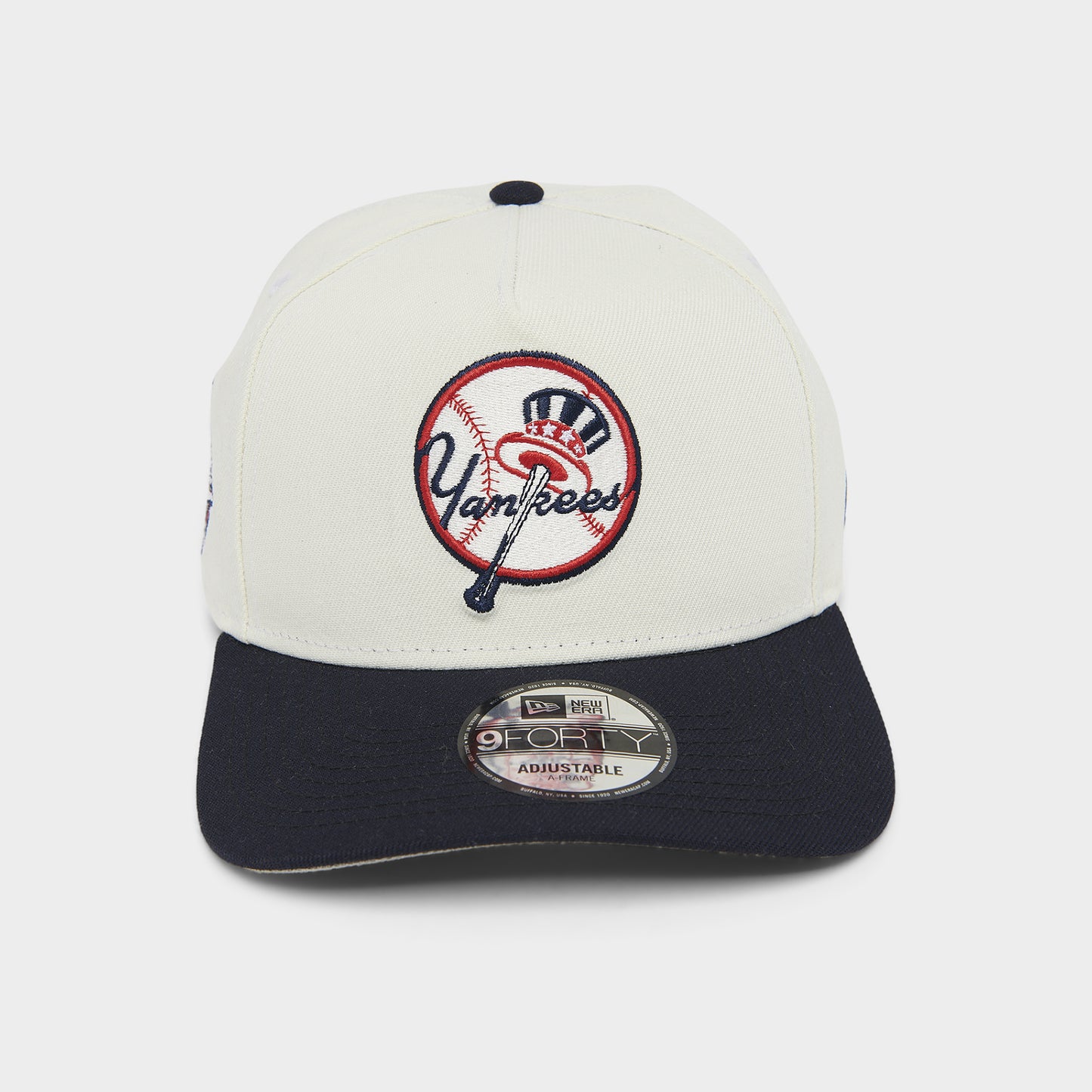 New Era New York Yankees 9FORTY AF Snapback Blanc / Bleu Marine