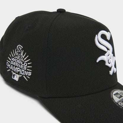 New Era Chicago World Series Champion White Sox 9FORTY AF Noir / Blanc