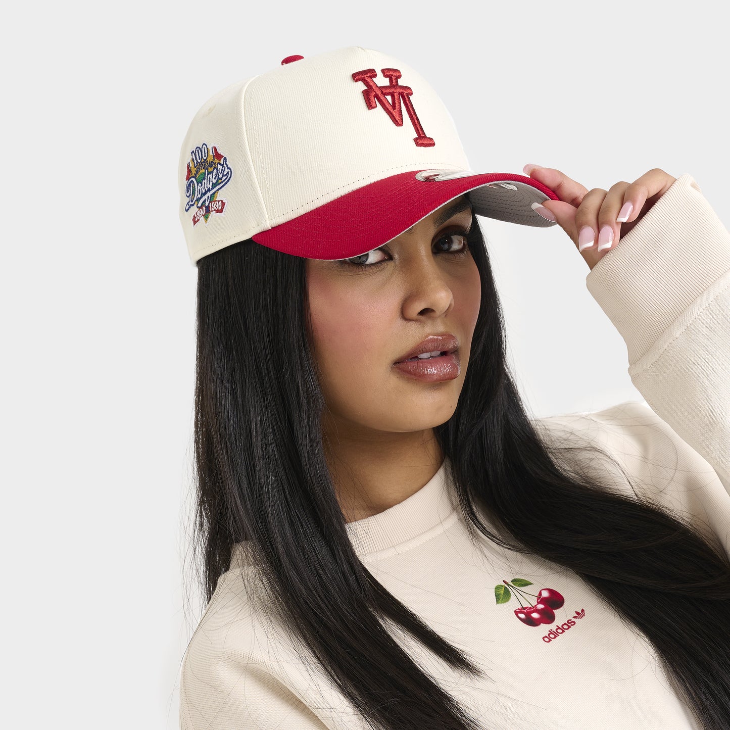 New Era Los Angeles Dodgers 9FORTY AF Snapback White / Scarlet