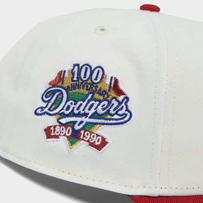 New Era Los Angeles Dodgers 9FORTY AF Snapback White / Scarlet