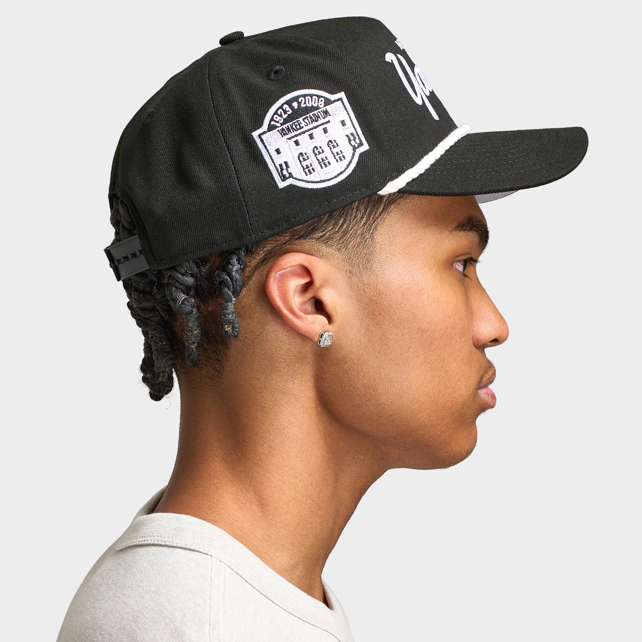 New Era New York Yankees Script 9FORTY A-Frame / Black – JD Sports