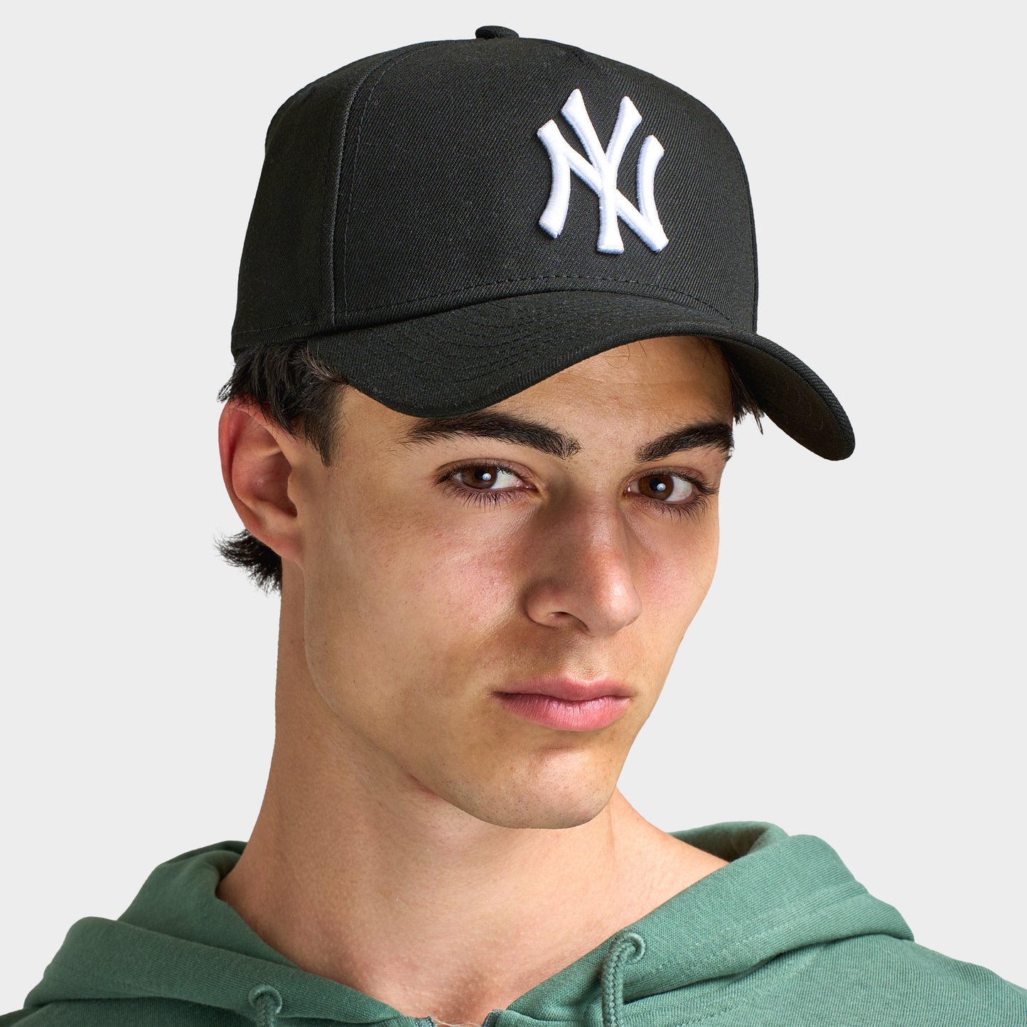 New Era New York Yankees 9FORTY A-Frame Black / White