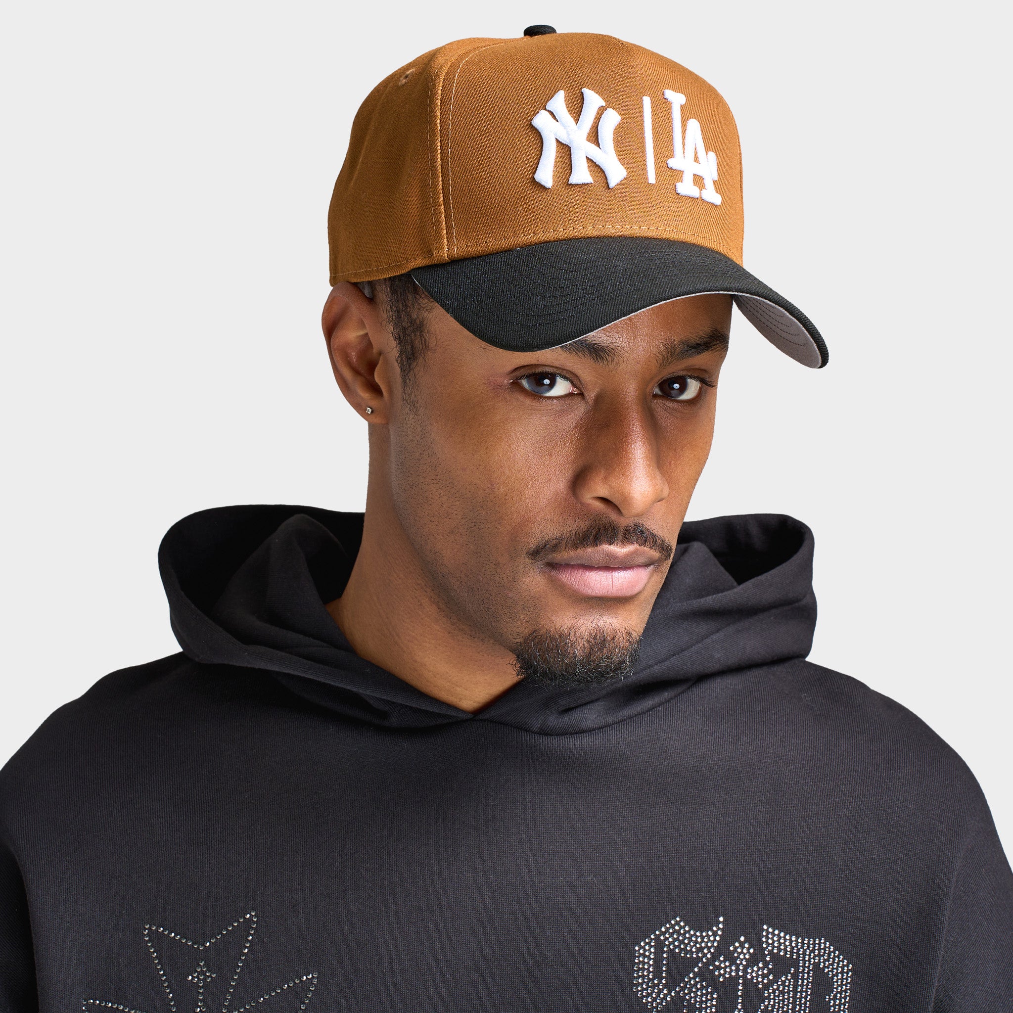 New Era Yankees Dodgers Mix Logo 9FORTY AF Khaki / Black – JD Sports