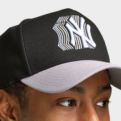 New Era New York Yankees Repeat Logo 9FORTY AF Black / Grey