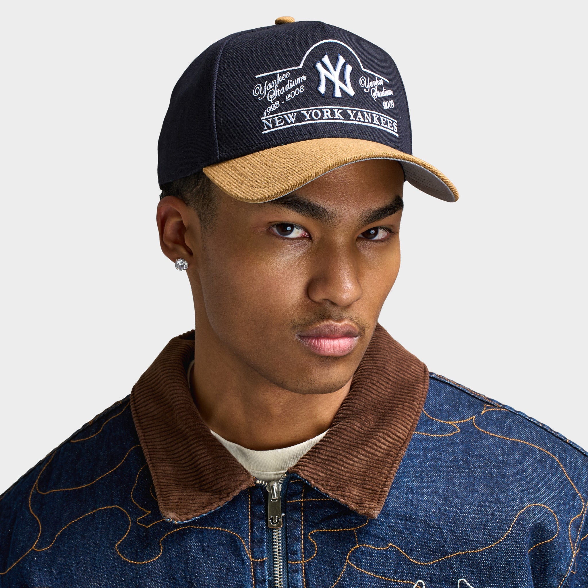 New Era New York Yankees Stadium 9FORTY AF Navy / Wheat – JD Sports