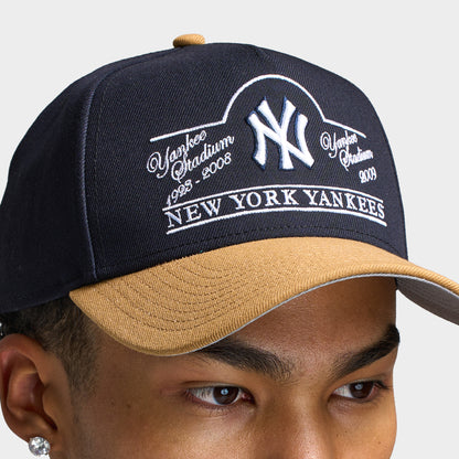 New Era New York Yankees Stadium 9FORTY AF Bleu marine/Blé