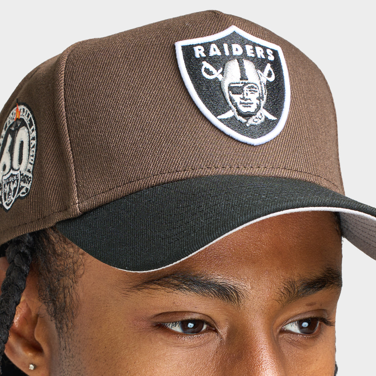 New Era LV Raiders 9FORTY A-Frame Snapback Walnut / Black