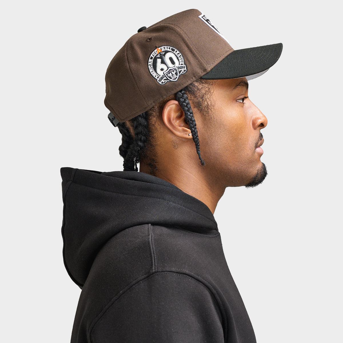 New Era LV Raiders 9FORTY A-Frame Snapback Walnut / Black