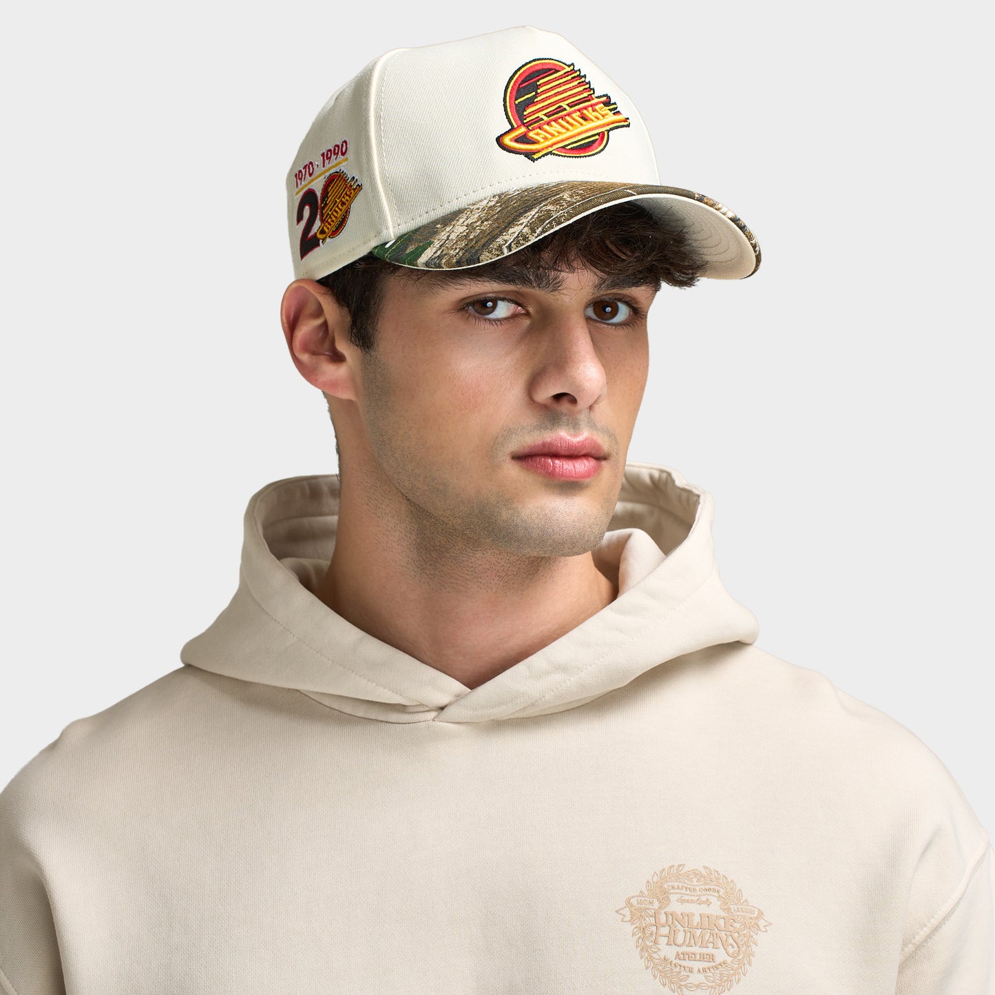 New Era Vancouver Canucks 9FORTY A-Frame Chrome / Camouflage Realtree