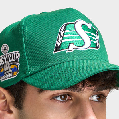 9FORTY A-Frame New Era Saskatchewan Roughriders / Vert Kelly