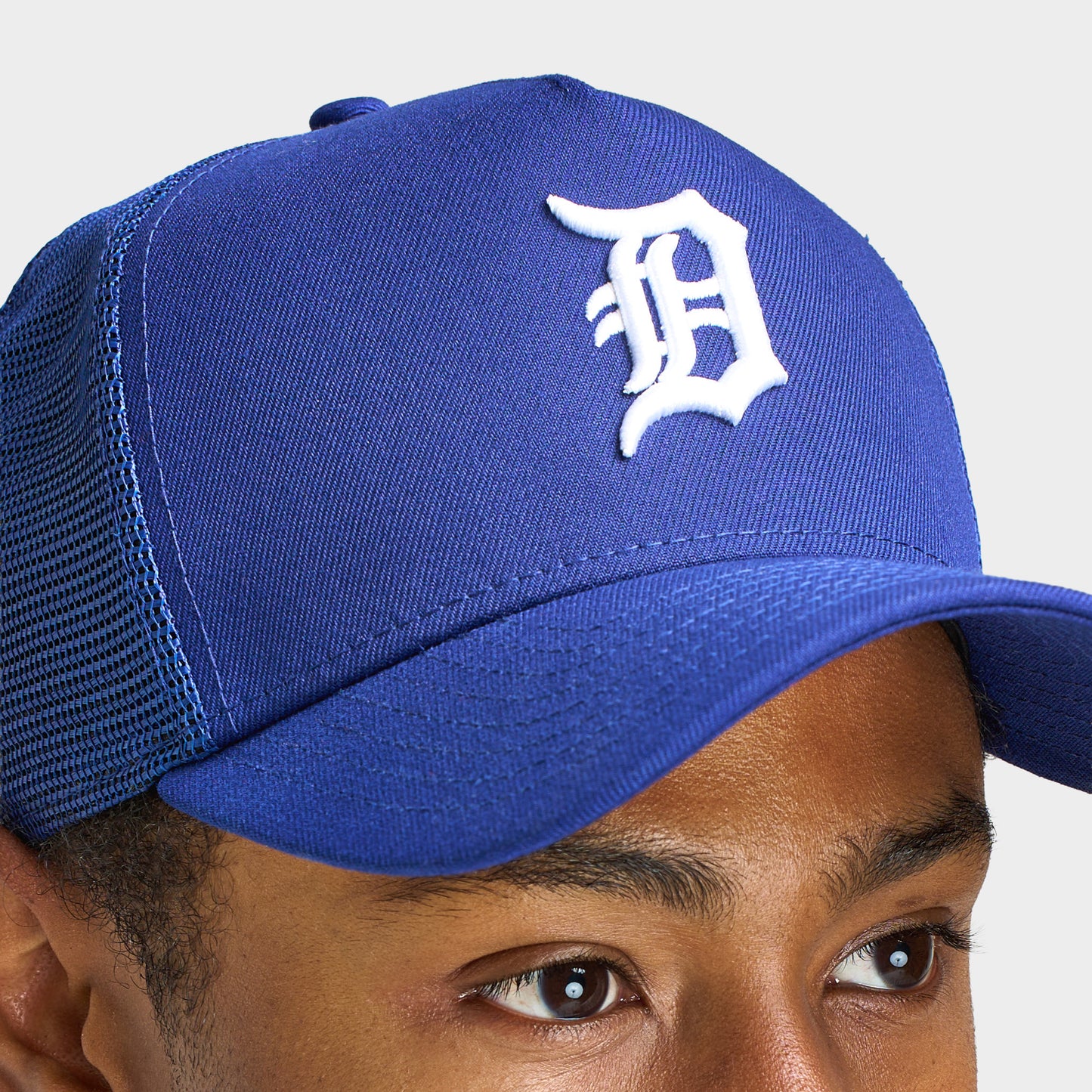 New Era Casquette Trucker 9FORTY A-Frame Detroit Tigers / Bleu roi foncé