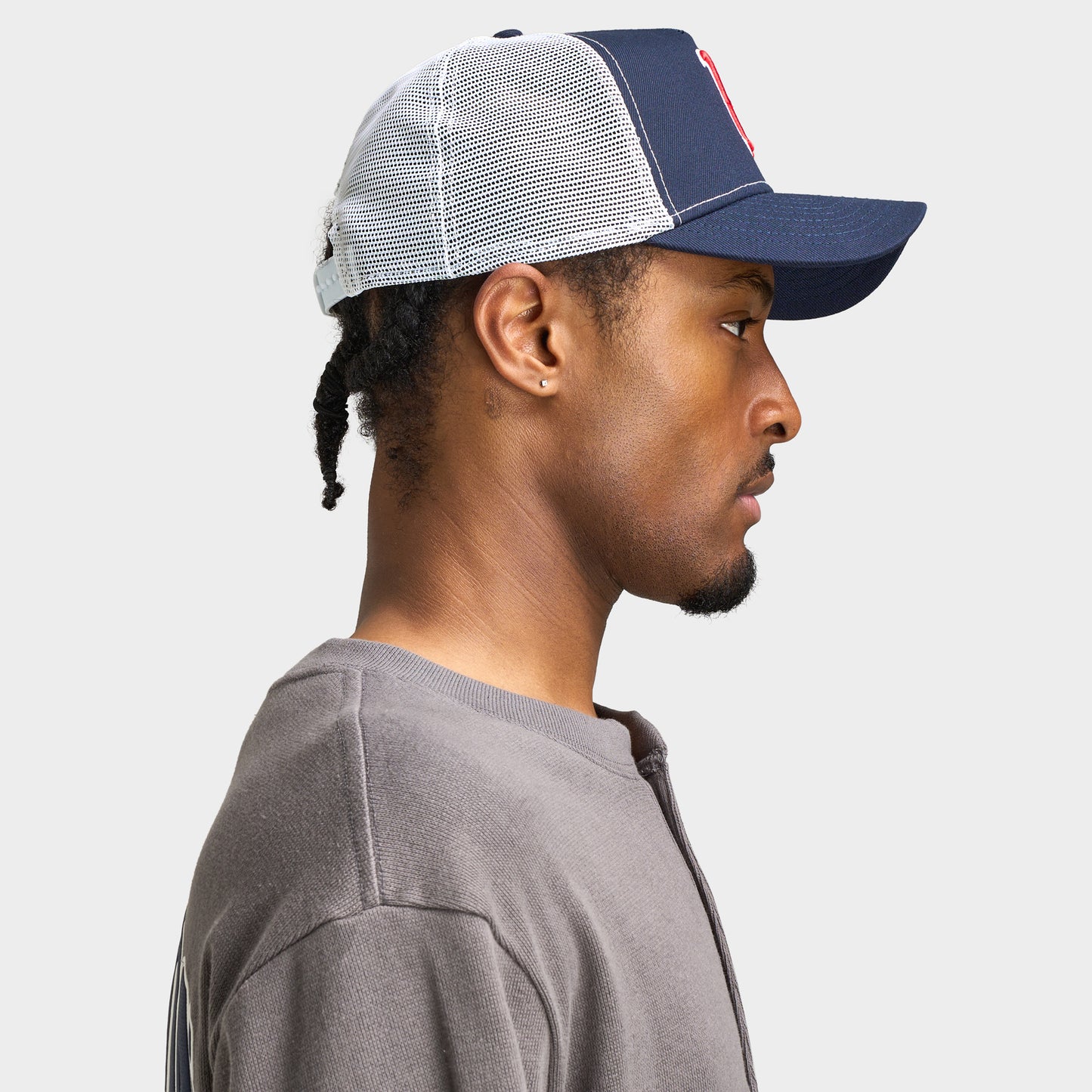 New Era Boston Red Sox 9FORTY A-Frame Trucker Bleu Marine / Blanc