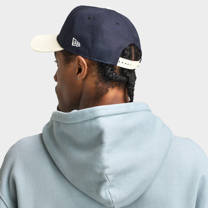 New Era Casquette 9FORTY A-Frame Toronto Maple Leafs Marine / Chrome