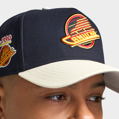 New Era Vancouver Canucks 9FORTY A-Frame Navy / Chrome