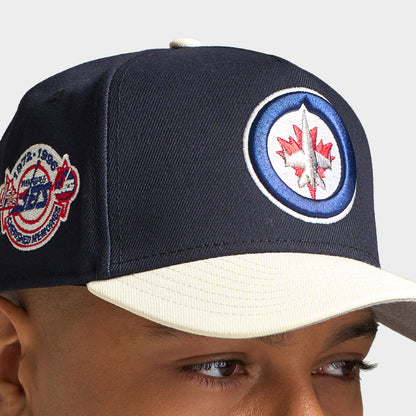 New Era Winnipeg Jets 9FORTY A-Frame Navy / Chrome