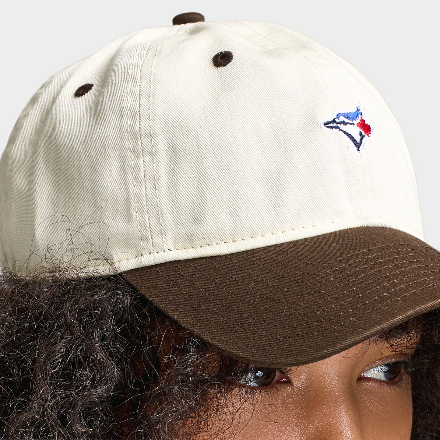 New Era Toronto Blue Jays Mini Logo 9TWENTY Chrome/ Brown