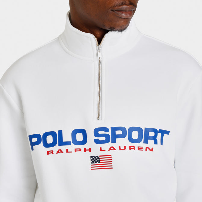 ralph lauren half zip polo