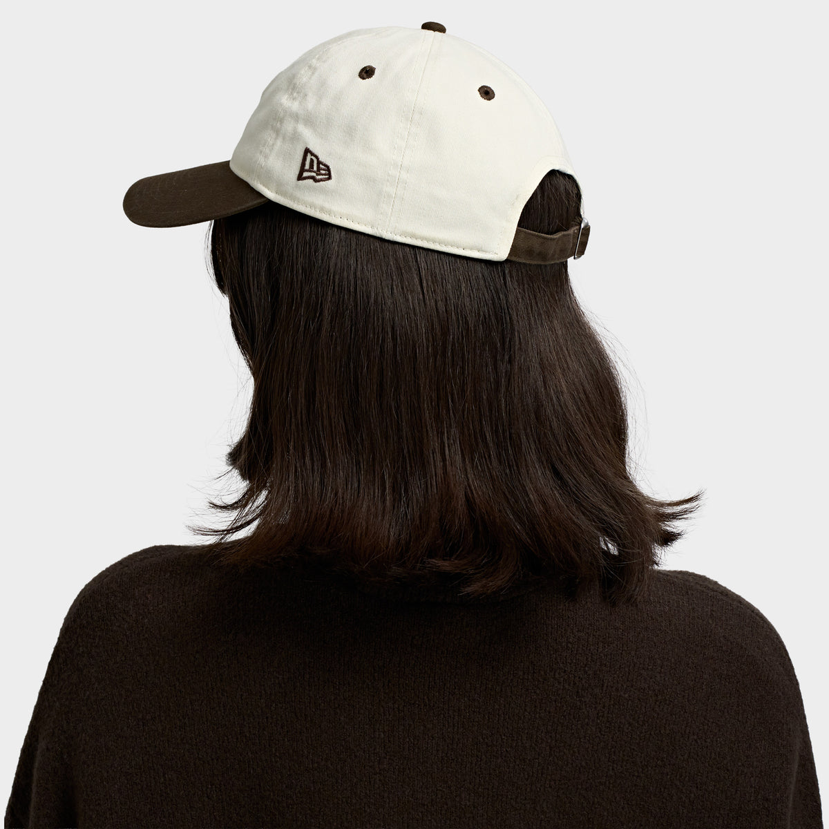 New Era Blue Jays Mini Logo Script 9TWENTY Chrome / Brown