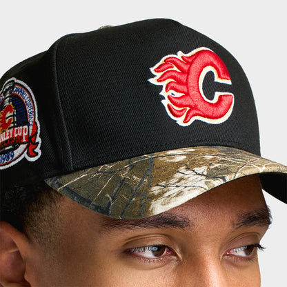 New Era Calgary Flame 9FORTY A-Frame Black / Camo
